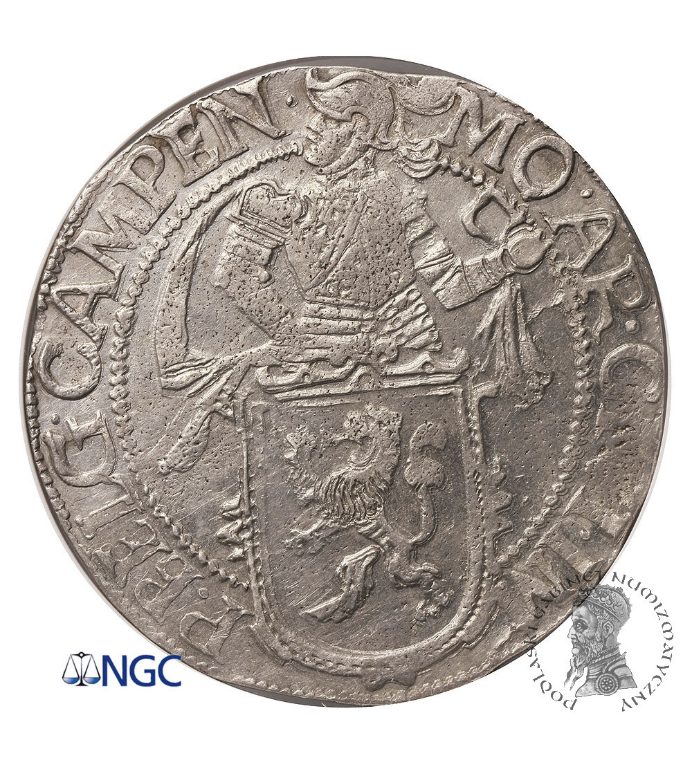 Netherlands, Kampen (Campen). Thaler (Leeuwendaalder / Lion Daalder) 1647 - NGC AU Details