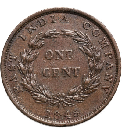 Malaje - Straits Settlements. 1 cent 1845, Wiktoria