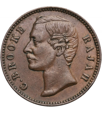 Sarawak, 1/2 centa 1870, Charles J. Brooke, Rajah 1868-1917