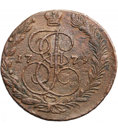 Rosja, 5 kopiejek 1779 EM, Jekaterinburg, Katarzyna II 1762-1796
