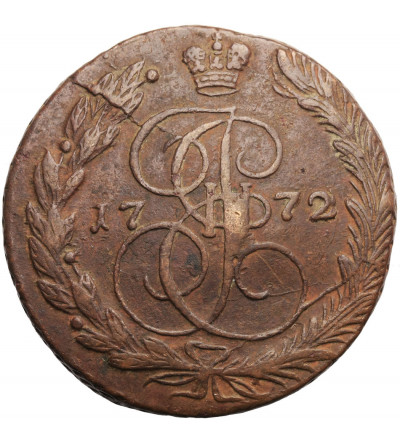 Russia, 5 Kopeks 1772 EM, Ekaterinburg, Catherian II 1762-1896