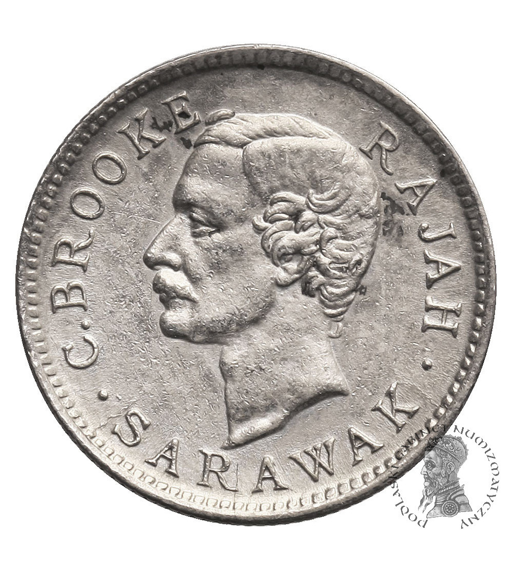 Sarawak, 5 centów 1913 H, Charles J. Brooke, Rajah
