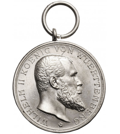 Germany, Württemberg. Silver military medal (Für Tapferkeit und Treue / For bravery and loyalty), Wilhelm II 1891-1918
