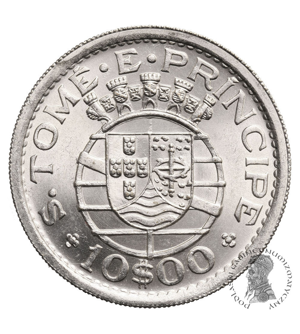 Wyspa Świętego Tomasza i Książęca. 10 Escudos 1951