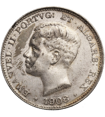 Portugalia. 500 Reis 1908, Manuel II