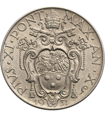 Watykan. 1 Lira 1931, AN X, Pius XI 1922-1939