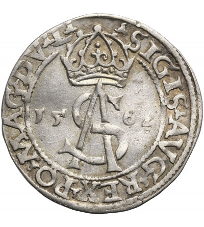 Polska, Zygmunt II August 1545-1572. Trojak litewski 1562, Wilno - (brak litery X) DV L / LI
