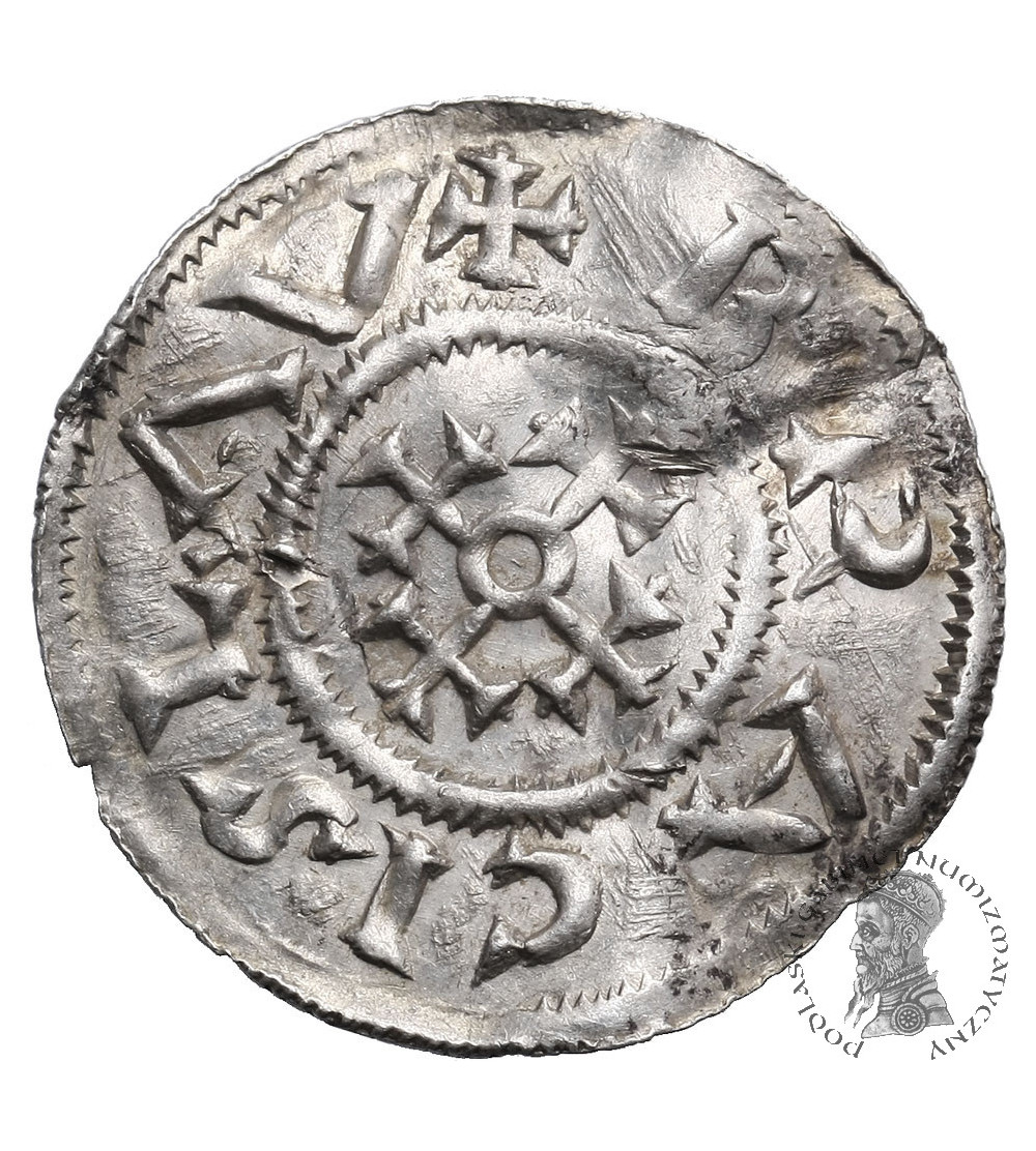 Bohemia (Böhmen), Bretislaus I 1037-1055. Denar no date, before 1050 AD, (V-ENCEZNVS-V)