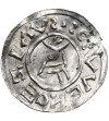 Bohemia (Böhmen), Bretislaus I 1037-1055. Denar no date, before 1050 AD, Prague - (RBACIZILAS)