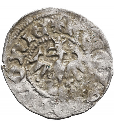 Poland, Wladyslaw II Jagiello 1386–1434. Half Groschen (ca. 1410-1412), Krakow mint - cross under the crown
