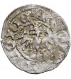 Poland, Wladyslaw II Jagiello 1386–1434. Half Groschen (ca. 1410-1412), Krakow mint - cross under the crown