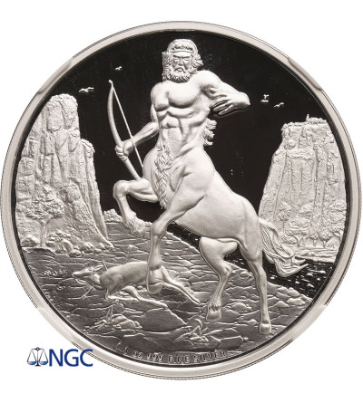 Niue, 2 Dollars 2016, Greek Mythology Centaur (1 Ounce .999 Silver), NGC PF 70 Ultra Cameo