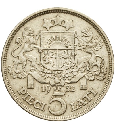 Łotwa 5 lati 1932