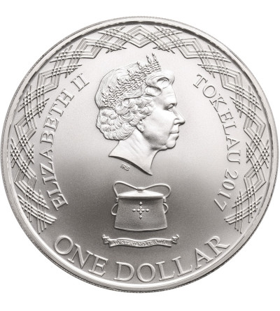 Tokelau, 1 dolar 2017, Matka Boska Fatimska