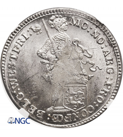 Netherlands. Thaler (Zilveren Dukaat) 1757, West Friesland - NGC MS 63
