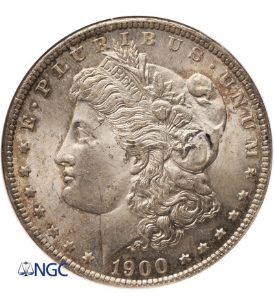USA. Morgan Dollar 1900 O, New Orleans - NGC MS 63