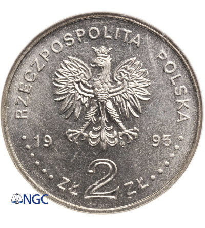 Poland, 2 Zlote 1995, Olympics - Atlanta 1996, NGC MS 64