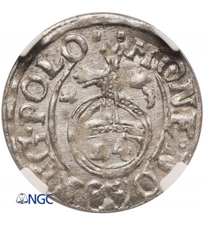 Poland, Zygmunt III Waza 1587-1632. Poltorak 1623, Bydgoszcz mint﻿ - NGC MS 63