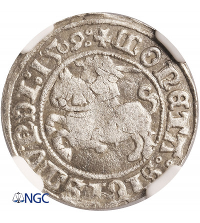 Poland / Lithuania, Zygmunt I Stary 1506-1548. Lithuanian Polgrosz (1/2 Groschen) 1509, Vilnius mint - NGC MS 62