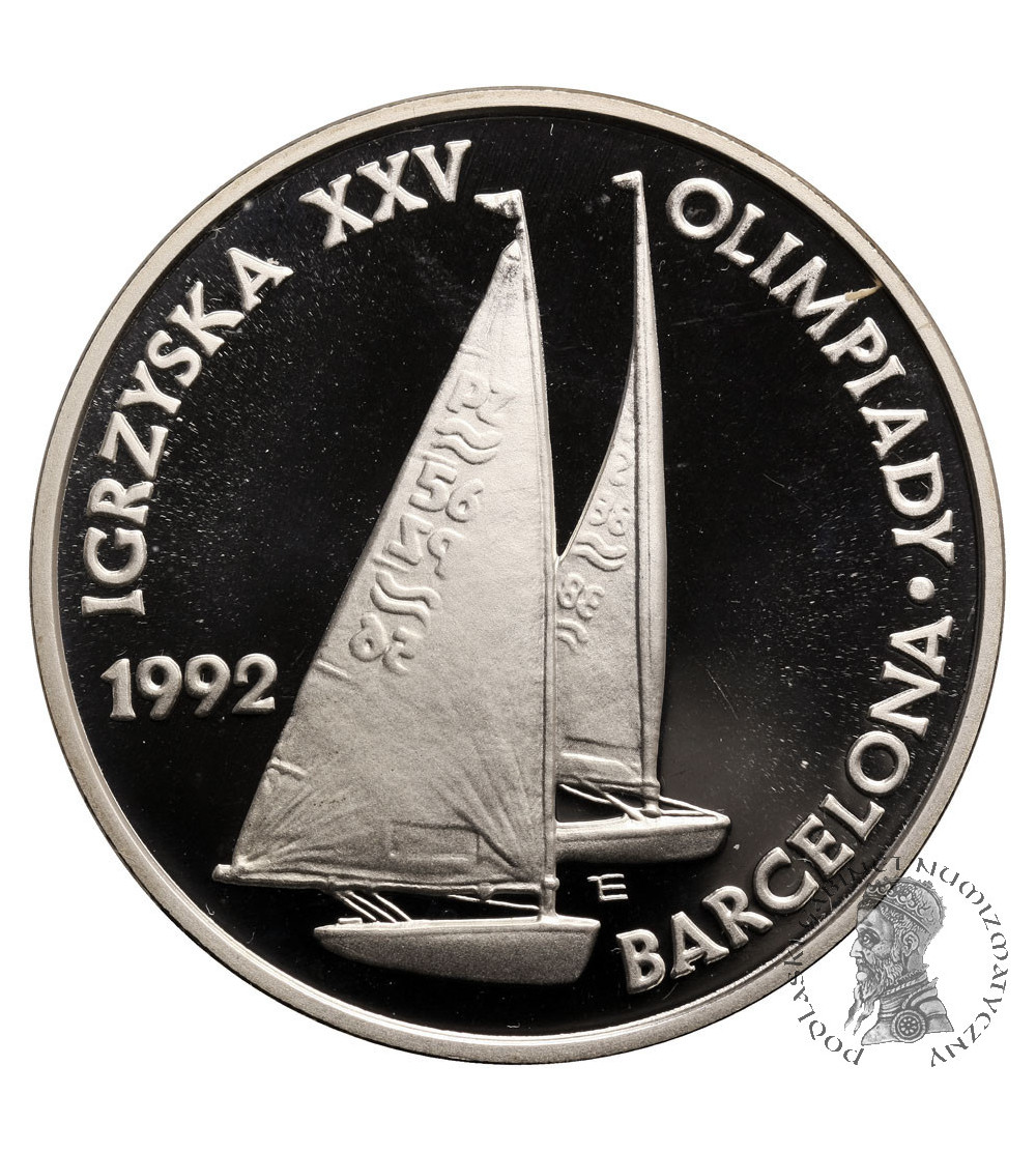 Polska. 200000 złotych 1991, Igrzyska XXV Olimpiady Barcelona 1992 - żeglarstwo