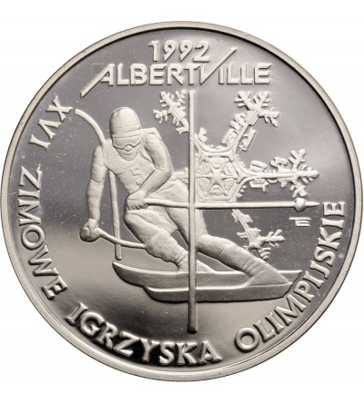 Poland. 200000 Zlotych 1991, XVI Winter Olympics, Albertville 1992 - Silver Proof