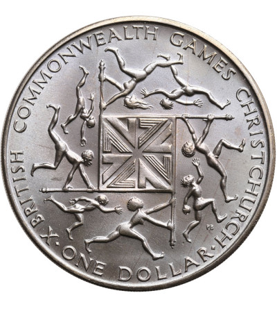 Nowa Zelandia, 1 dolar 1974, Igrzyska Współnoty Brytyjskiej