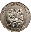 Nowa Zelandia, 1 dolar 1990, Treaty of Waitangi