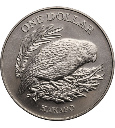 New Zealand, Dollar 1986, Kakapo bird