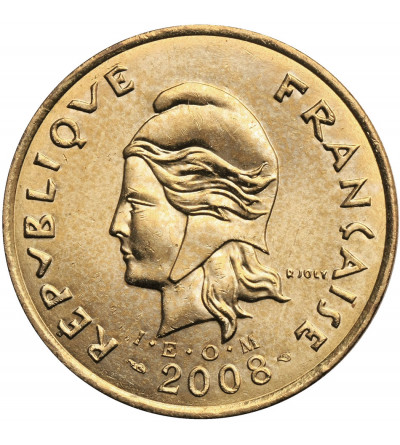 Nowa Kaledonia, 100 franków 2008, I.E.O.M.
