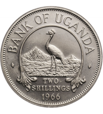 Uganda, 2 Shillings 1966 - Proof