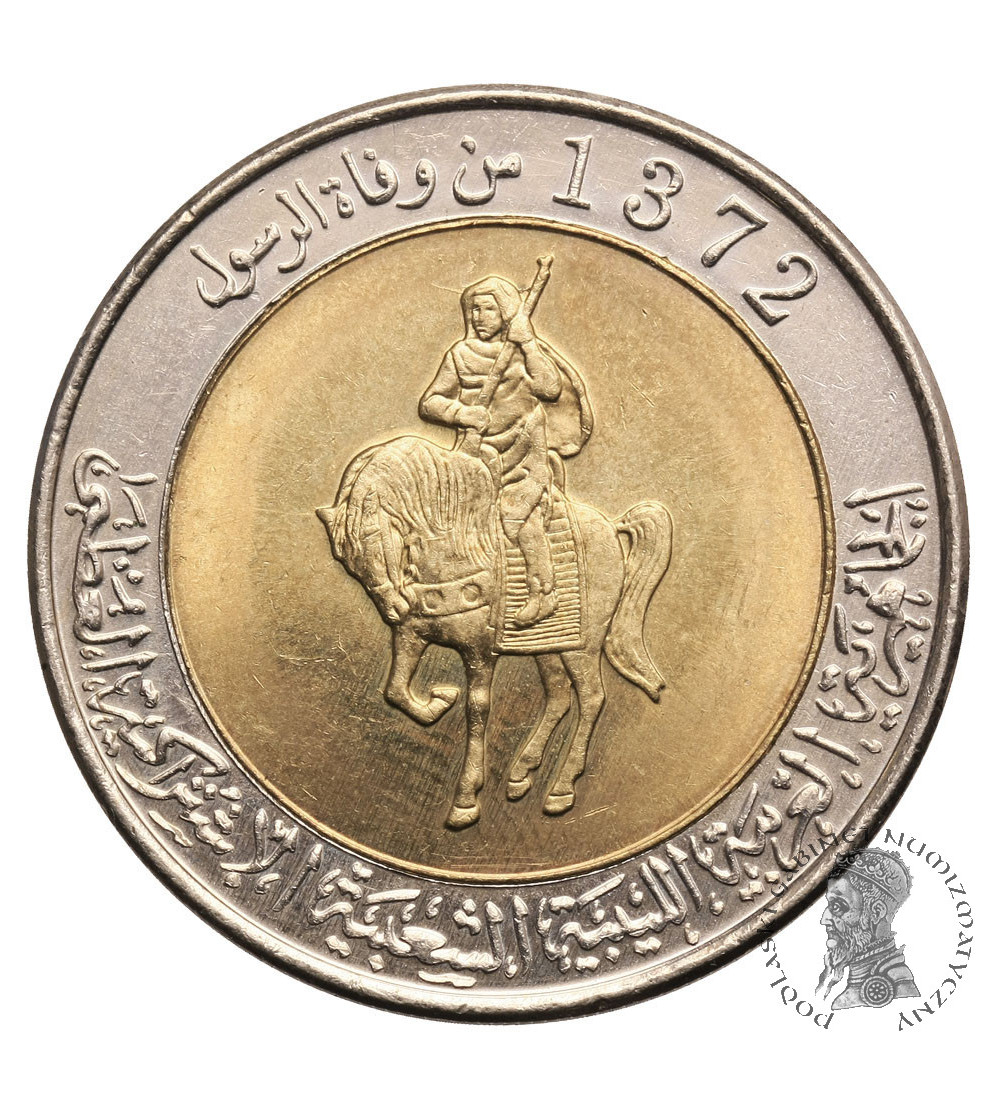 Libia (Socjalistyczna Republika Ludowa), 1/2 Dinar AH 1372 / 2004 AD