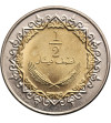 Libya (Socialist People's Republic), 1/2 Dinar AH 1572 / 2004 AD