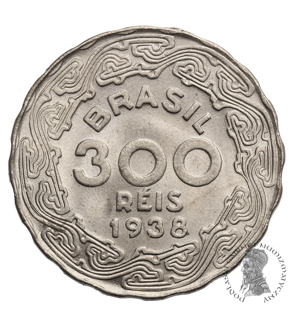 Brazil, 300 Reis 1938, Dr. Getulio Vargas