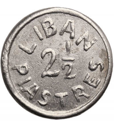 Lebanon, 2 1/2 Piastres 1941