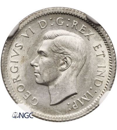 Canada, 10 Cents 1938, George VI - NGC AU 58