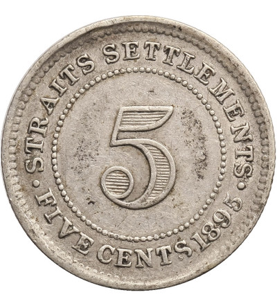 Malaya - Straits Settlements. 5 Cents 1895, Victoria