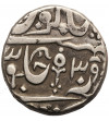 Indie - Orchha (Brytyjski Protektorat), Vikramajit Mahendra 1796-1817 AD. AR rupia AH 1257 rok 39