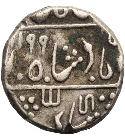 Indie - Partabgarh (Brytyjski Protektorat), Sawant Singh 1775-1825 AD. AR rupia AH 1199 rok 29, w imieniu Shah Alam II,