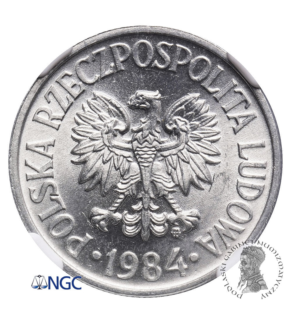 Poland. 50 Groszy 1984, Warsaw mint - NGC MS 64