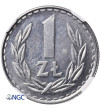 Poland. 1 Zloty 1987, Warsaw mint - NGC MS 63