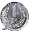 Poland. 1 Zloty 1982, Warsaw mint - NGC MS 64