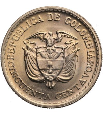 Kolumbia. 50 Centavos 1965, Jorge Eliecer Gaitan