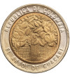 Kolumbia. 500 Pesos 1996, drzewo Guacari
