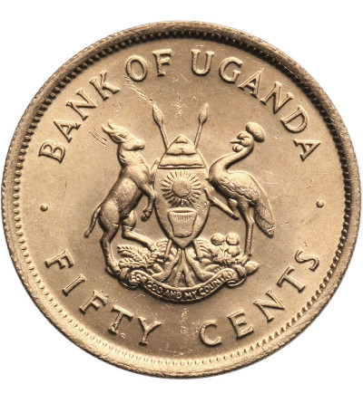 Uganda. 50 centów 1974