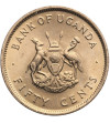 Uganda. 50 Cents 1974