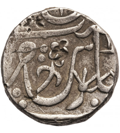 Indie - Konfederacja Maratha. AR Chandori rupia bez daty, mennica Vaphgaon, w imieniu Shah Alam II AH 1174-1221 / 1759-1806 AD