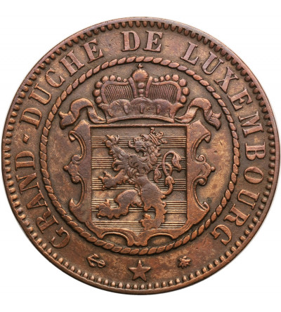 Luksemburg. 10 Centimes 1865 A, William III 1849-1890