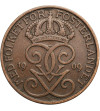 Sweden. 5 Öre 1909, Gustav V 1907-1950 (small cross above mongram)