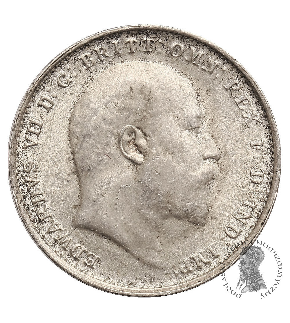 Great Britain. 3 Pence 1908, Edward VII 1901-1910