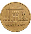 Germany, Saarland. 50 Franken 1954
